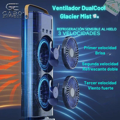 Ventilador DualCool Glacier Mist 🌬️
