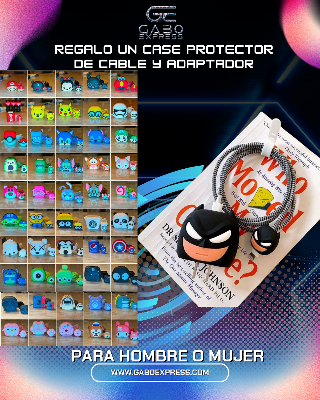 Cargador 20 Watts + case protector de regalo